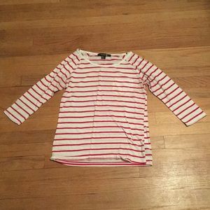 Forever 21 Red and White Shirt